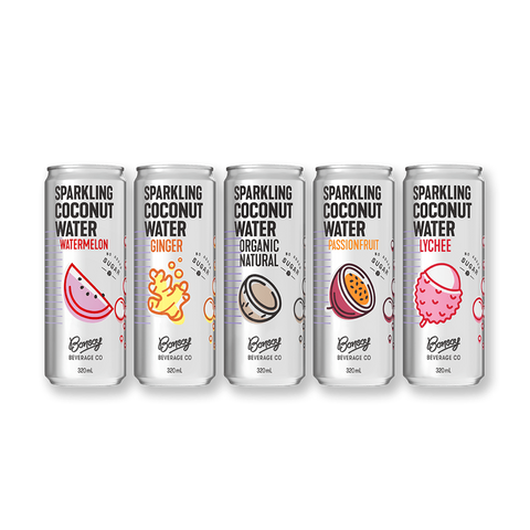 Bonsoy Sparkling Coconut Water (Box of 12)