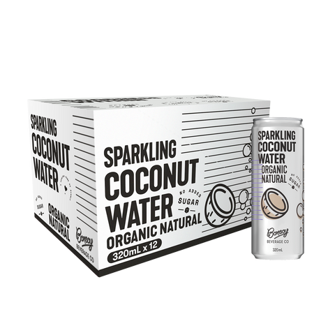 Bonsoy Sparkling Coconut Water (Box of 12)