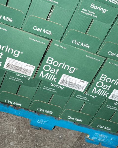 Boring® Barista Oat Milk (6 x 1L bottles)