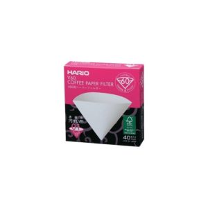 Hario V60 Filter papers – 1 Cup (40 pack)